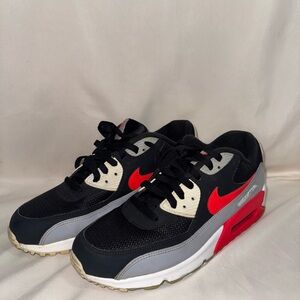 Nike Black, Red, and Gray Athletic Shoes